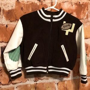 Adorable boys football coat